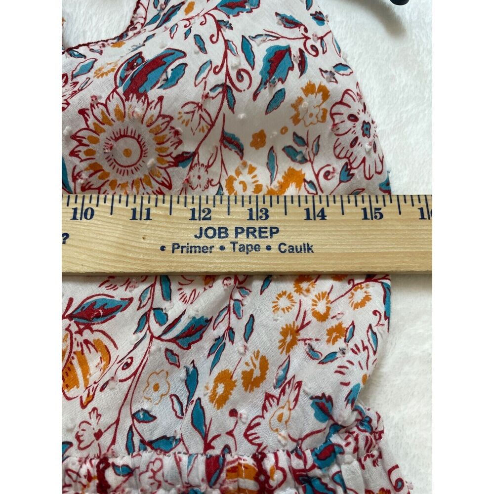 Poupette St Barth Carine Maxi Dress S Floral Halter Tiered Pockets Cottagecore - Picture 11 of 16